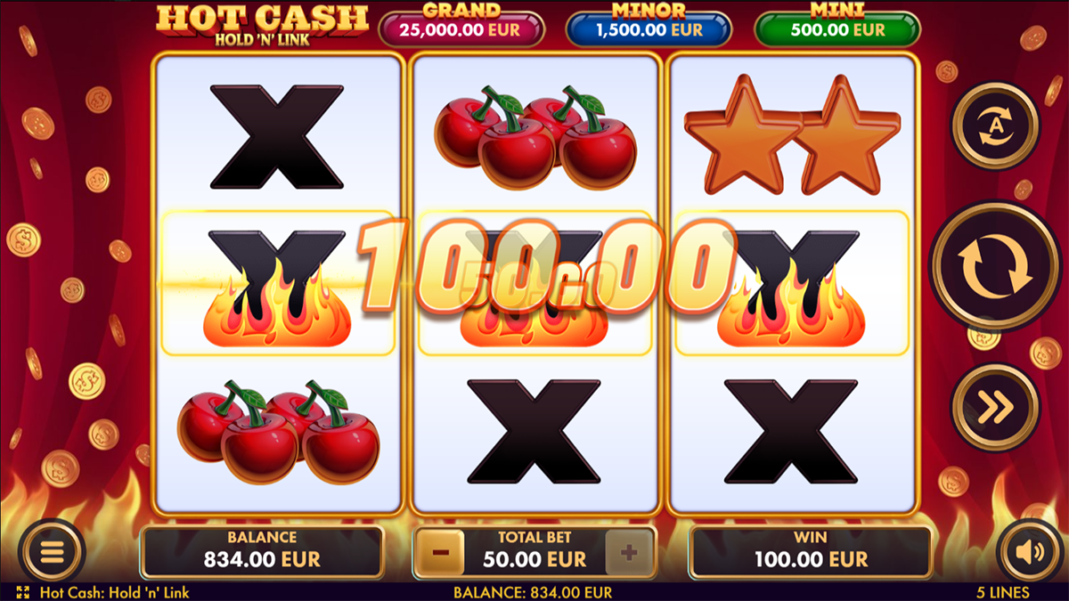  Hot Cash: Hold ‘n’ Link
